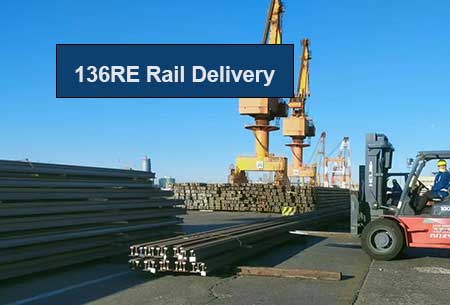 136RE Rail Delivery at Port
