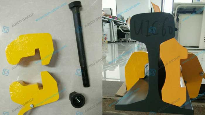 C type Rail Clamp Install on UIC 60 Rail