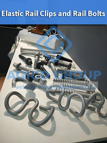 Elastic Rail Clips and Various Rail Bolts for Sale