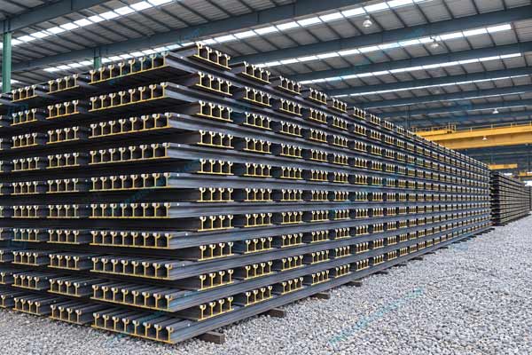 Grooved rail stock ready for sale and project delivery