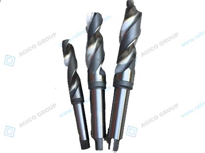 Mohs shank high speed steel twist drill
