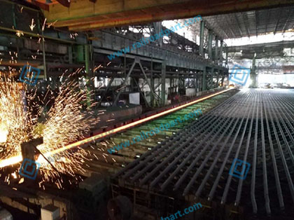 Steel Rail Quenching and Natural Cooling