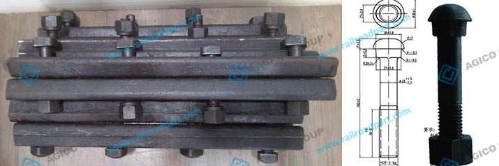 Rail Joint Bar and Fish Bolts Install