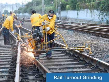 Railroad Turnout Grinding