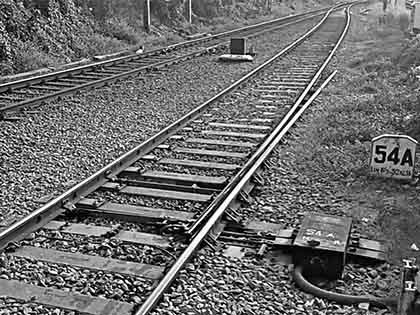 Railway Track in the Past