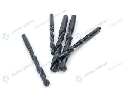 Straight shank high speed steel twist drill