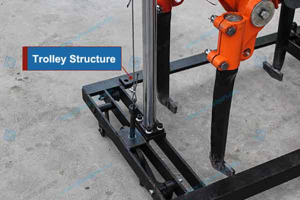 Trolley Structure Detail of Rail Tamping Machine