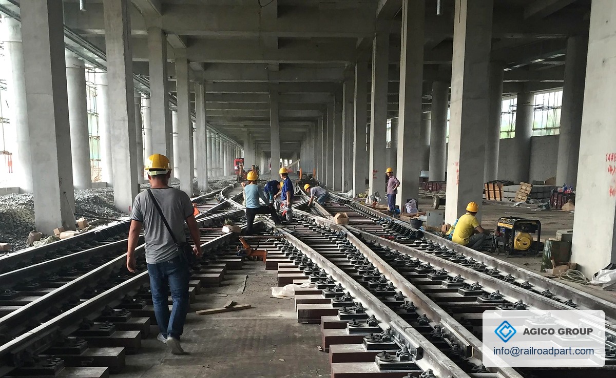 GFU composite sleeper track arrangement overview
