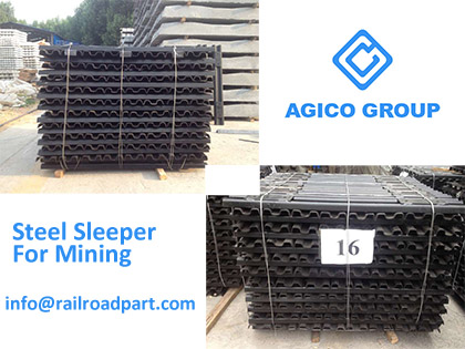 Steel Rail Sleeper used for Mining