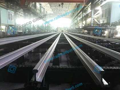 Steel Rail After Straightening