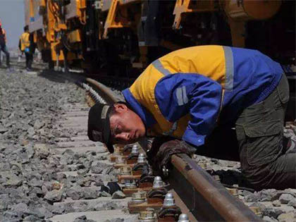 Triangular Pit on Steel Rail